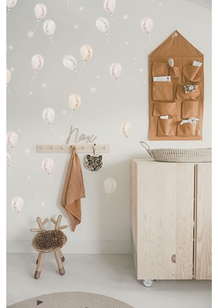 Renkli Balon ve Duvar Sticker Seti, Çocuk Odası Eğlencesi İçin Dekorasyon Seçeneği