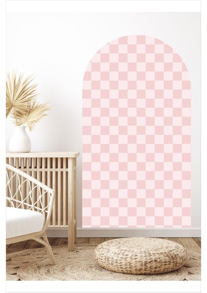 Pembe mozaik desenli bohem oval duvar dekoru, şık ve modern tasarım, 1 parça fiyatları