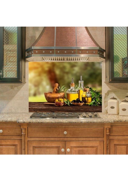 Renkli Mutfak Tezgah Arkası Sticker Kaplama, Şık ve Dayanıklı Tasarım