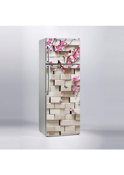 Buzdolabı Sticker Kaplama Dolap Kaplama Etiketi Kiraz Çiçeği