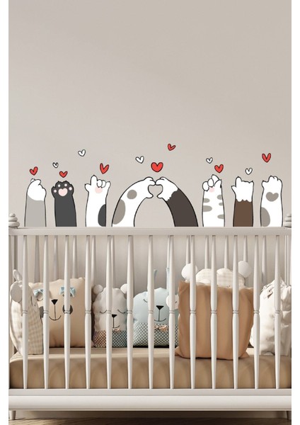 Renkli Bebek ve Çocuk Odası Duvar Sticker Seti, Sevimli ve Eğlenceli Dekorasyon fiyatları