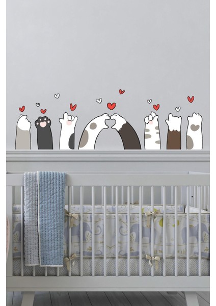 Renkli Bebek ve Çocuk Odası Duvar Sticker Seti, Sevimli ve Eğlenceli Dekorasyon modelleri