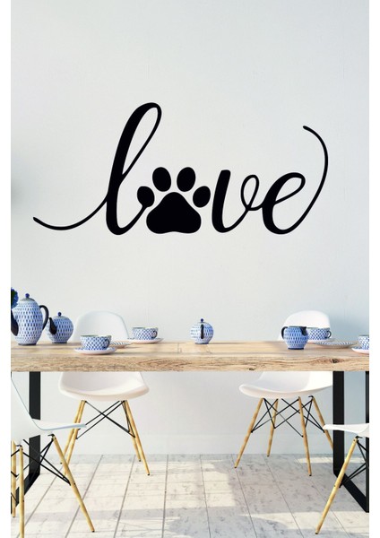 Renkli ve şık çocuk odası ile mutfak duvar stickerları, siyah düz tasarımlar