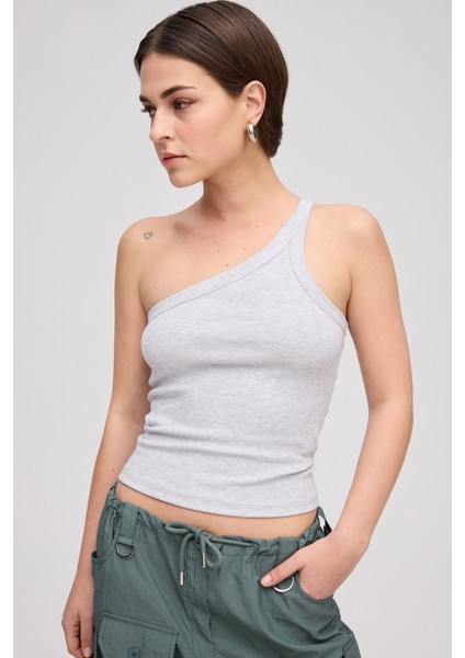 One Shoulder Basic Top