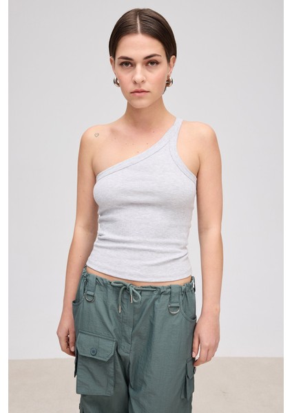 One Shoulder Basic Top