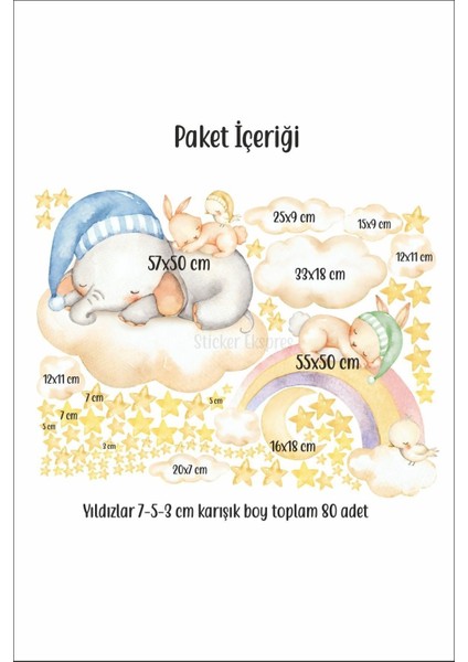 Sevimli hayvanlar çocuk odası duvar çıkartması, turuncu, eğlenceli ve renkli dekorasyonu fiyatları