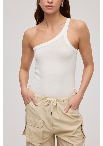 One shoulder basic top fiyatları