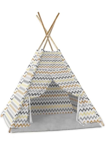 MOL-077 Ahşap Zigzag Oyun Çadırı - Asya Oyuncak