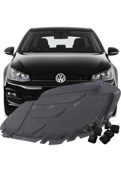 Golf 7 2013-2016 Model Arası Uyumlu Kaput Keçesi Izolasyonu Klipsli