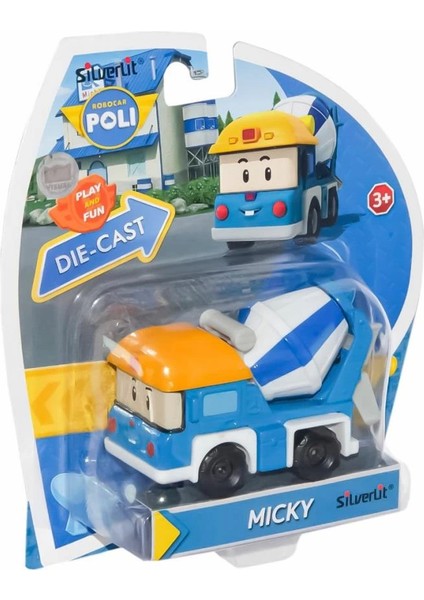 Polı 83259 Metal Araç Karakter Figürler -Neco