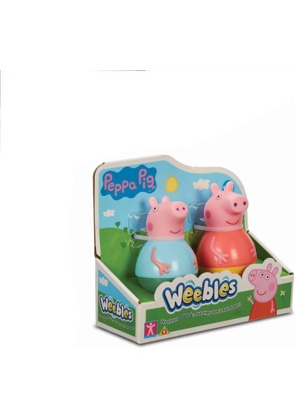 WE000000 Weebles Peppa Pig Ikili Paket - 7666 +18 Ay