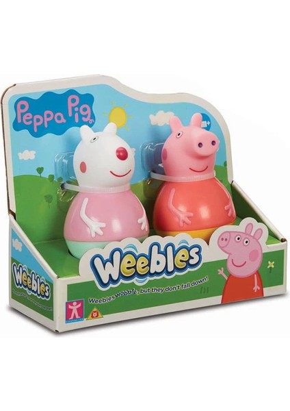 WE000000 Weebles Peppa Pig Ikili Paket - 7666 +18 Ay