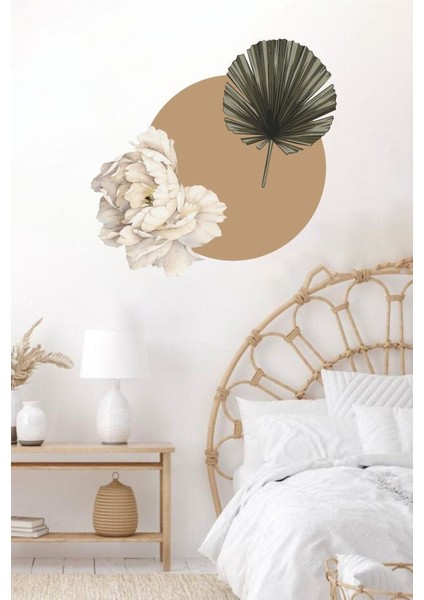 Modern Bohem Duvar Sticker, Şık ve Renkli Dekorasyon Parçası, Kahverengi, Düz Desen fiyatları