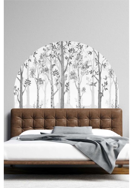 Gri Süheyla Duvar Stickerı, modern ve şık dekoratif çıkartma, düz desen, kolay uygulama fiyatları