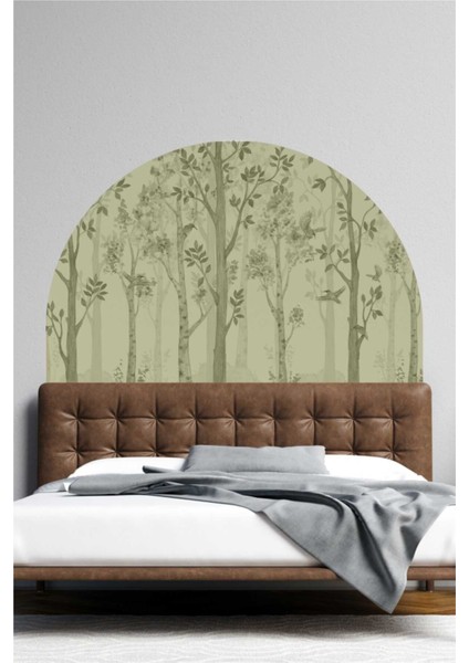 Yeşil Süheyla Duvar Stickerı, şık ve doğal dekoratif çıkartma fiyatları