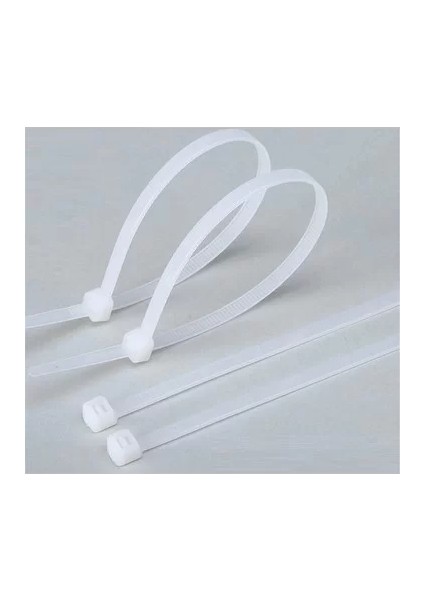 En 4,6 mm  x Boy 370 mm Plastik Kablo Bağı Cırt Kelepçe (Lisinya)