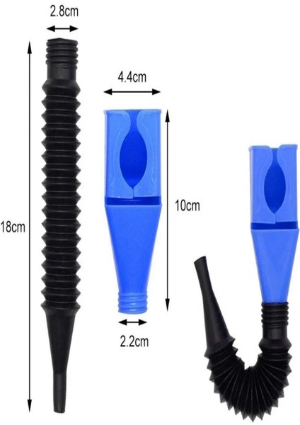 Plastik Araç Motosiklet Motor Yağ Hunisi Sıvı Aktarım Mazot Benzin Yağ Hunisi