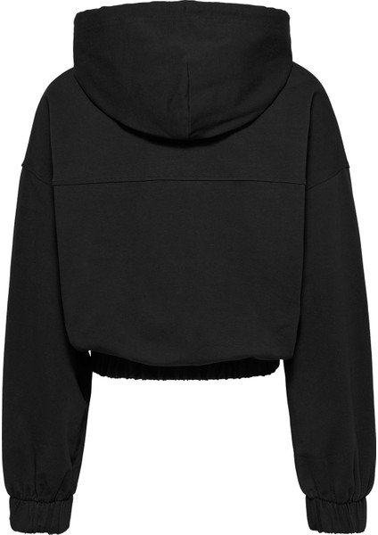 Kadın / Kız Marka Logolu Organik Pamuklu Günlük Kullanıma Uygun Siyah Sweatshirt DW0DW18668-BDS