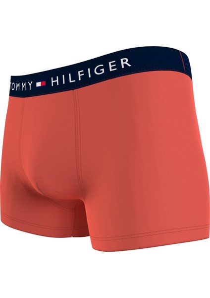 Erkek Marka Logolu Elastik Bantlı Günlük Kullanıma Uygun Lacivert-Mavi-Turuncu Boxer UM0UM03180-0XS