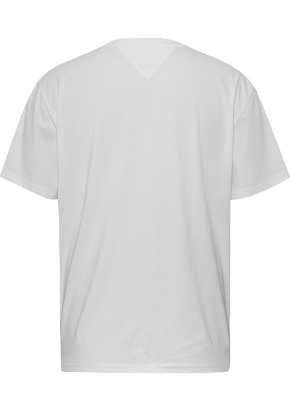 Erkek Marka Logolu Pamuklu Günlük Kullanıma Uygun Beyaz T-Shirt DM0DM18862-YBR modelleri