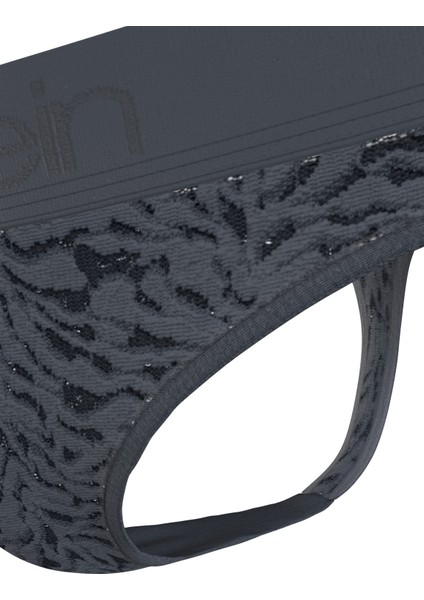 Kadın Calvin Klein Logolu Elastik Bantlı Orta Yüksek Belli Yarı Transparan Streç Dantelli Gri Külot 000QF7287E-CKP fırsatları