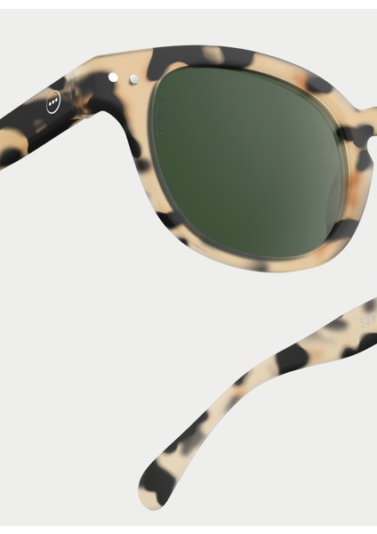 Sun #C Polarized Light Tortoise - Açık Kahverengi Polarize Yetişkin Güneş Gözlüğü modelleri