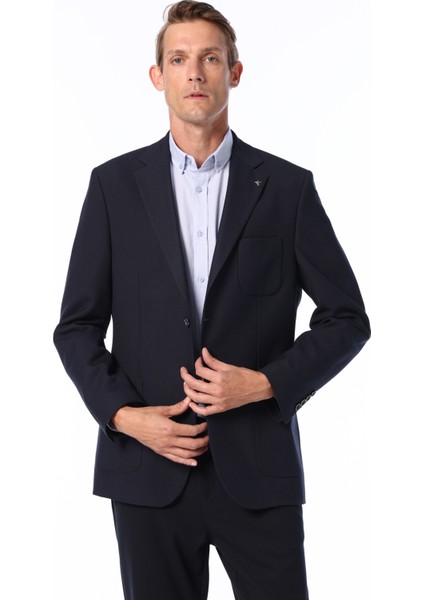 Regular Fit Lacivert Erkek Düz Ceket FC4WM-CKT 2487 modelleri