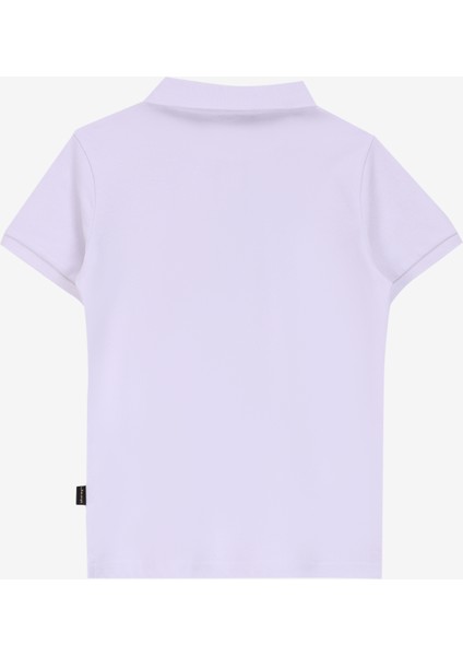 Düz Beyaz Kadın Polo T-Shirt J4WG-TST7504 fiyatları