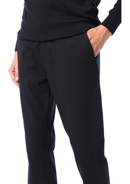 Normal Bel Normal Paça Lacivert Erkek Chino Pantolon FC4WM-PNT 2795