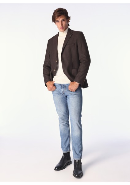 Regular Fit Kahve Erkek Düz Ceket FC4WM-CKT 2541 modelleri