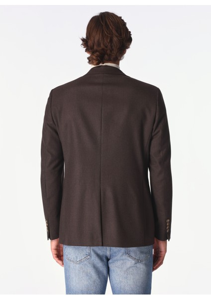 Regular Fit Kahve Erkek Düz Ceket FC4WM-CKT 2541 indirimleri