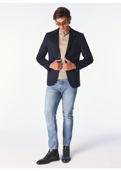 Basic Lacivert Erkek Düz Ceket F4WM-CKT 2532 fiyatları