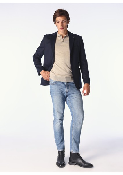 Basic Lacivert Erkek Düz Ceket F4WM-CKT 2532 modelleri
