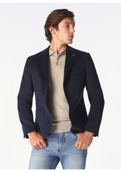 Basic Lacivert Erkek Düz Ceket F4WM-CKT 2532 fırsatları