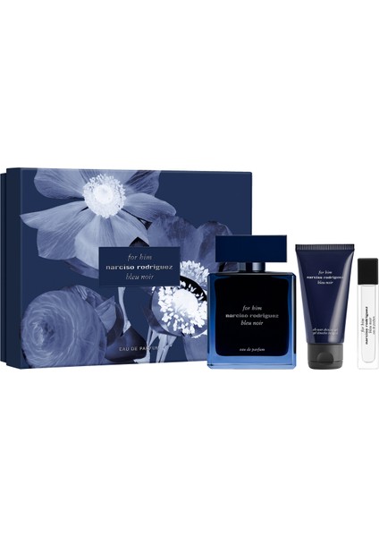 Narciso Rodriguez For Him Bleu Noir Edp 100 ml Parfüm+ 10 ml + Shower Gel 50 ml