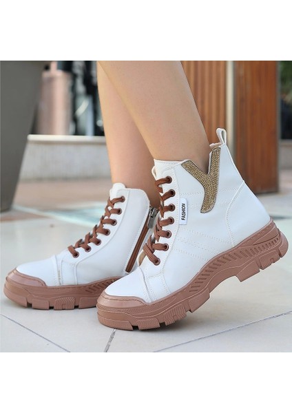 Melda Bej Cilt Taba Tabanlı Bağcıklı Bot fırsatları