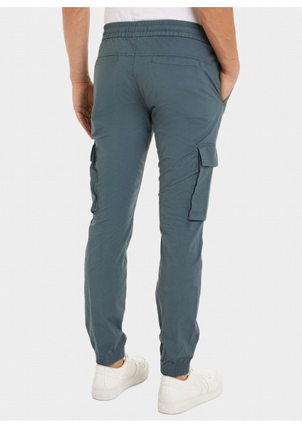 Skinny Paça Yeşil Erkek Kargo Pantolon J30J325900PSL Skınny Washed Cargo