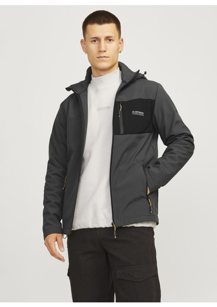 Gri Erkek Mont Jjtaylor Softshell Jacket