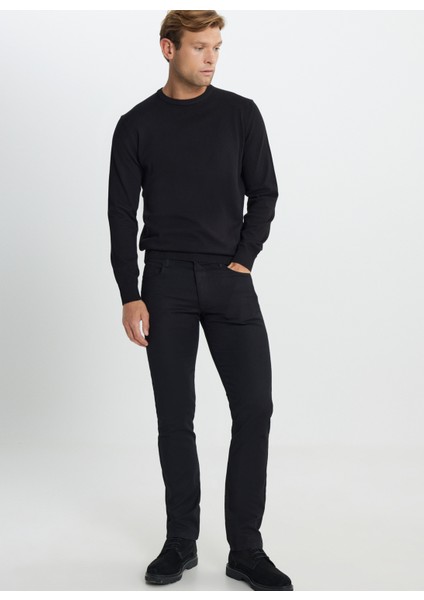 Bisiklet Yaka Standart Siyah Kazak ACE492510013_TRIKO Bısıklet Yaka fiyatları