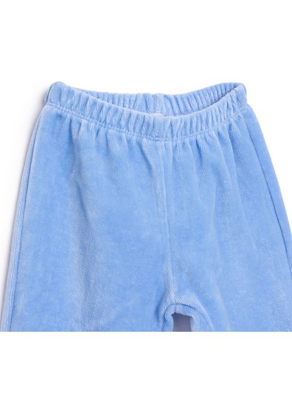 Basic Lastikli Kadife Eşofman Alt Erkek Bebek modelleri