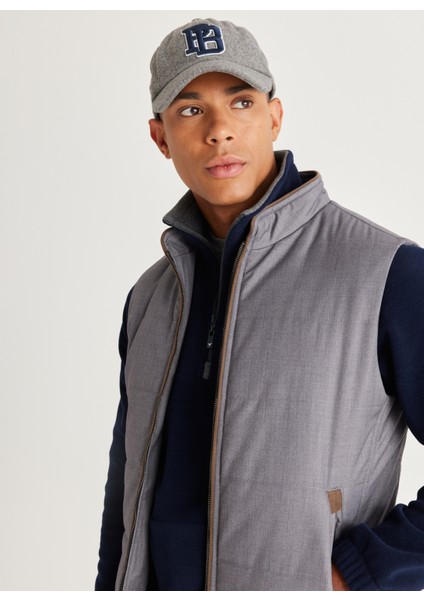 Düz Gri Erkek Yelek 4C0924100001 indirimleri