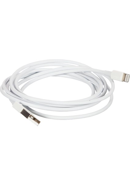 4u Apple iPhone Uyumlu5-5s-5c-6-6 Plus-6s-6s Plus-7-7 Plus-8-8 Plus-X-Ipad Lightning Şarj & Data Kablosu, 2 M