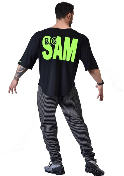 Oversize Rag Top Vücut Geliştirme T-Shirt Big Sam 3191 indirimleri