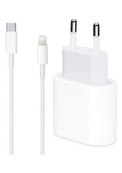 iPhone Tüm Serilerle Uyumlu Hızlı Şarj Aleti Kablo Adaptör Set Iphone 11/12 / 13 / Pro/pro Max ve Tüm iPhone Serileri Ile Uyumlu Şarj Seti