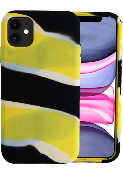 Renkli Desenli Kılıf IPhone 13 Ile Uyumlu Baskılı Kılıf Kadife Iç Yüzey Leke Tutmaz Silinebilir Dizayn Renkli Desenli Taribo Kılıf Yellow (Sarı)