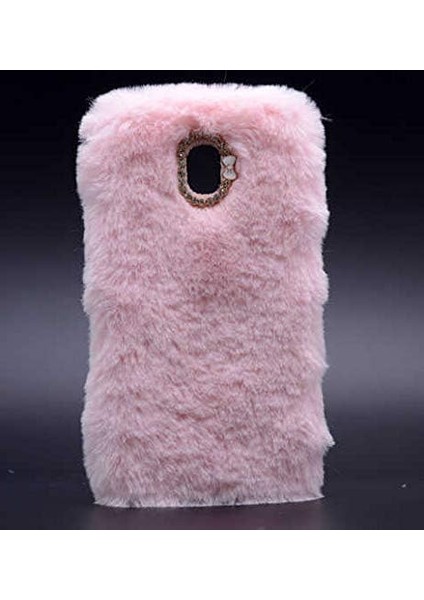 Galaxy J3 Pro Uyumlu Tüylü Peluslu Silikon Kılıf