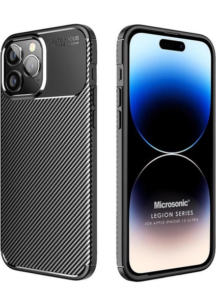 Kılıf Apple iPhone 15 Pro Max Için Legion Series Siyah [iphone 15 Pro Max ile Uyumlu Kılıf - Siyah]