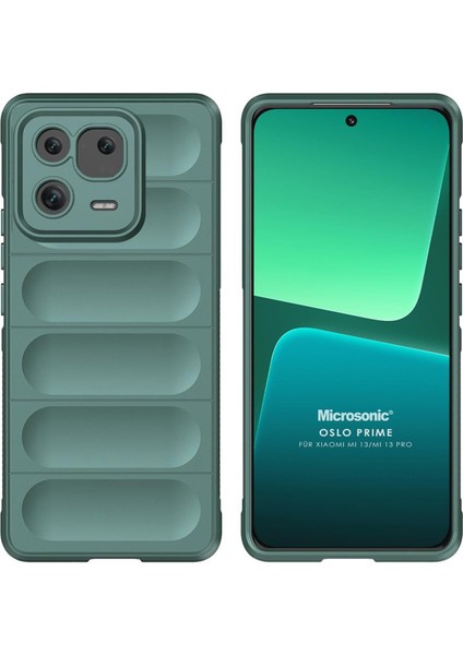 Xiaomi Mi 13 Pro Için Kılıf Oslo Prime Yeşil [mi 13 Pro ile Uyumlu Kılıf - Yeşil]