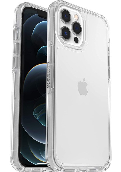 iPhone 12 Pro Max Simetri Şeffaf Kılıf, Darbeye Dayanıklı, Düşmeye Dayanıklı, Koruyucu Ince Kılıf, Askeri Standartlara Göre 3 Kez Test Edilmiştir, Şeffaf, Perakende Paketi Yok