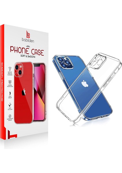 Apple Iphone 13 Pro Kamera Korumalı Şeffaf Silikon Kılıf